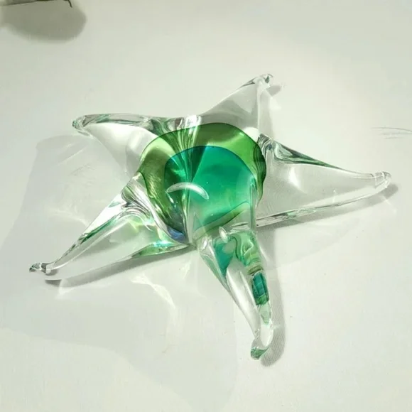 Blown Glass Starfish Paperweight - Picture 8 of 8